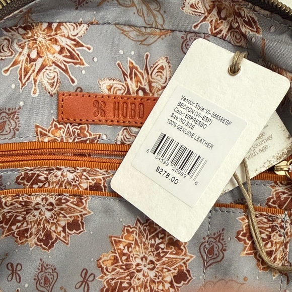 HOBO Rich Brown Leather Shoulder Bag - Picture 2 of 8